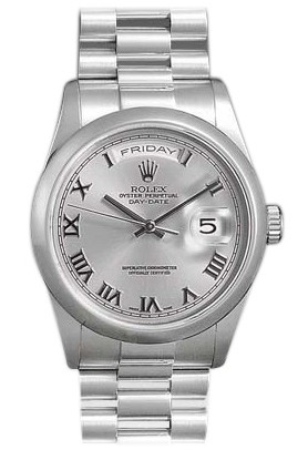 Rolex Day-Date Series Mens Automatic 18kt White Gold Wristwatch 118209-SRP Rolex Day-Date Series Mens Automatic 18kt White Gold Wristwatch 118209-SRP