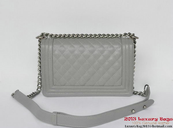 Boy Chanel Flap Shoulder Bag Classic Cannage Patterns A67086 Grey Boy Chanel Flap Shoulder Bag Classic Cannage Patterns A67086 Grey