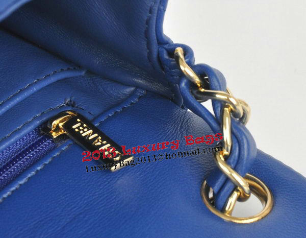 Chanel mini Classic Flap Bag Blue Original Sheekskin CHA1115 Gold Chanel mini Classic Flap Bag Blue Original Sheekskin CHA1115 Gold