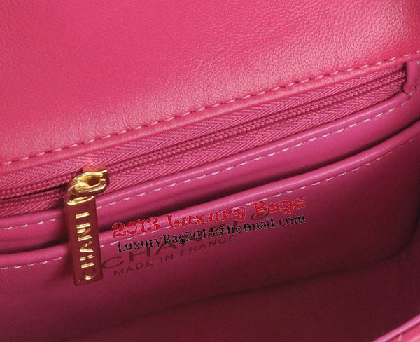 Chanel mini Classic Flap Bag Rose Original Sheekskin CHA1115 Gold Chanel mini Classic Flap Bag Rose Original Sheekskin CHA1115 Gold