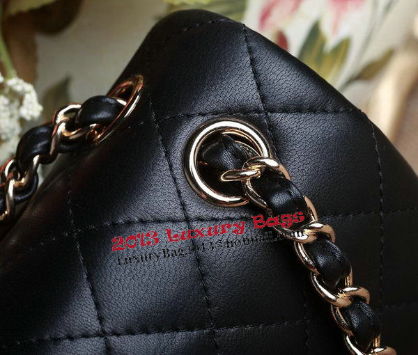 Chanel 2.55 Series Bag Original Black Sheepskin CHA1112 Gold Chanel 2.55 Series Bag Original Black Sheepskin CHA1112 Gold