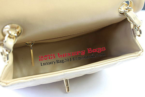 Chanel Classic MINI Flap Bag Apricot Original Patent Leather CF1115 Gold Chanel Classic MINI Flap Bag Apricot Original Patent Leather CF1115 Gold