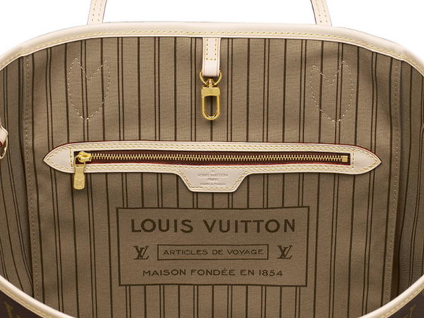 LOUIS VUITTON M40995 MONOGRAM CANVAS NEVERFULL MM BEIGE LOUIS VUITTON M40995 MONOGRAM CANVAS NEVERFULL MM BEIGE
