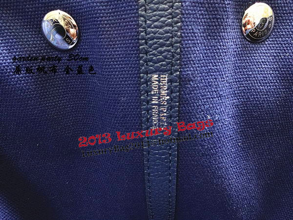 Hermes Garden Party 30cm Tote Bags Original Leather Blue Hermes Garden Party 30cm Tote Bags Original Leather Blue