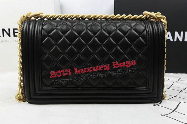 Boy Chanel Flap Bags Original Sheepskin Leather A67025 Black Boy Chanel Flap Bags Original Sheepskin Leather A67025 Black