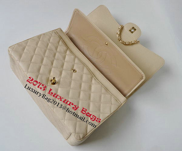 Chanel Maxi Quilted Classic Flap Bag Apricot Cannage Patterns A58601 Gold Chanel Maxi Quilted Classic Flap Bag Apricot Cannage Patterns A58601 Gold