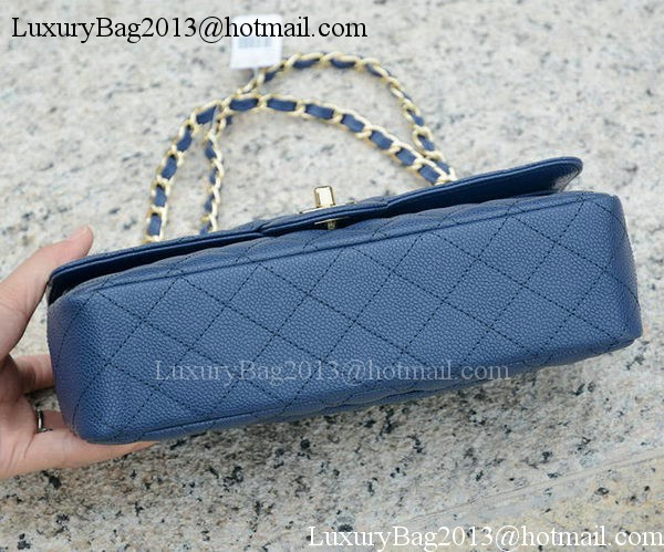 Chanel 2.55 Series Flap Bag Blue Original Cannage Pattern A1112 Gold Chanel 2.55 Series Flap Bag Blue Original Cannage Pattern A1112 Gold