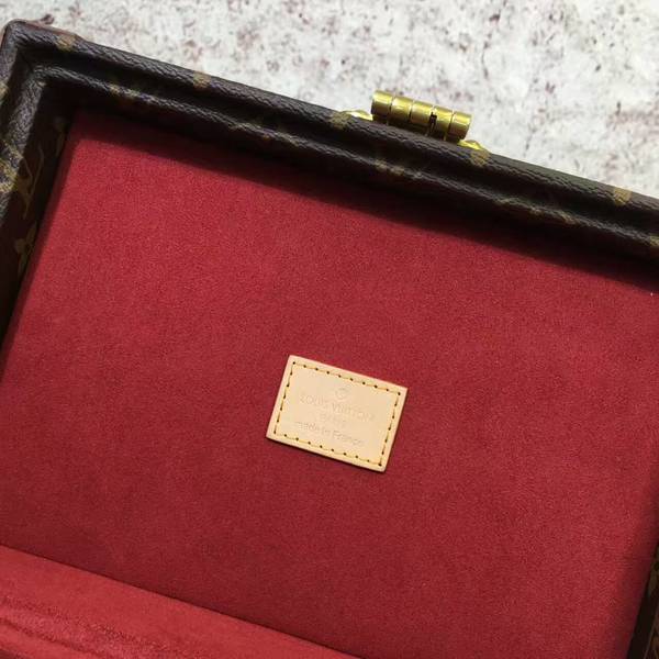 Louis Vuitton Monogram Canvas Treasure Box 40666 Marroon Louis Vuitton Monogram Canvas Treasure Box 40666 Marroon