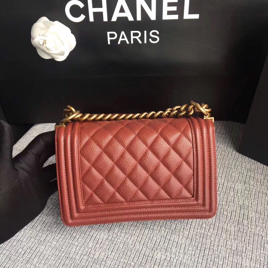 Boy Chanel Flap Bag Original Leather A67086 Red Boy Chanel Flap Bag Original Leather A67086 Red