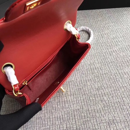 Chanel Classic Flap mini Bag Original Leather A1115 Red Chanel Classic Flap mini Bag Original Leather A1115 Red