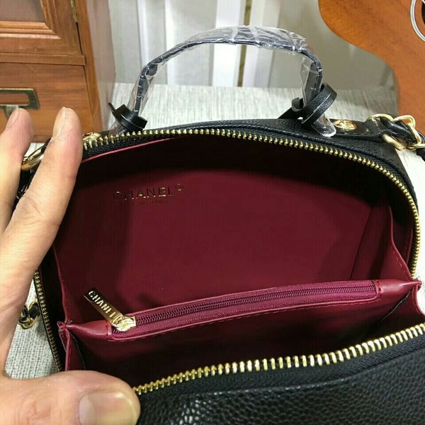 Chanel Calfskin Leather Mini Shoulder Bag 6070 Black Chanel Calfskin Leather Mini Shoulder Bag 6070 Black
