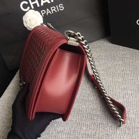Boy Chanel Flap Bags Original Sheepskin Leather A67088 Wine Boy Chanel Flap Bags Original Sheepskin Leather A67088 Wine