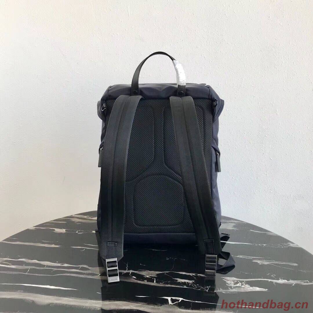 Prada Re-Nylon backpack 2VZ135 black&red Prada Re-Nylon backpack 2VZ135 black&red