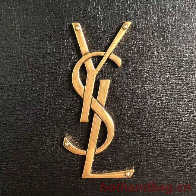 Yves Saint Laurent Calfskin Leather Shoulder Bag Y542206B black Yves Saint Laurent Calfskin Leather Shoulder Bag Y542206B black