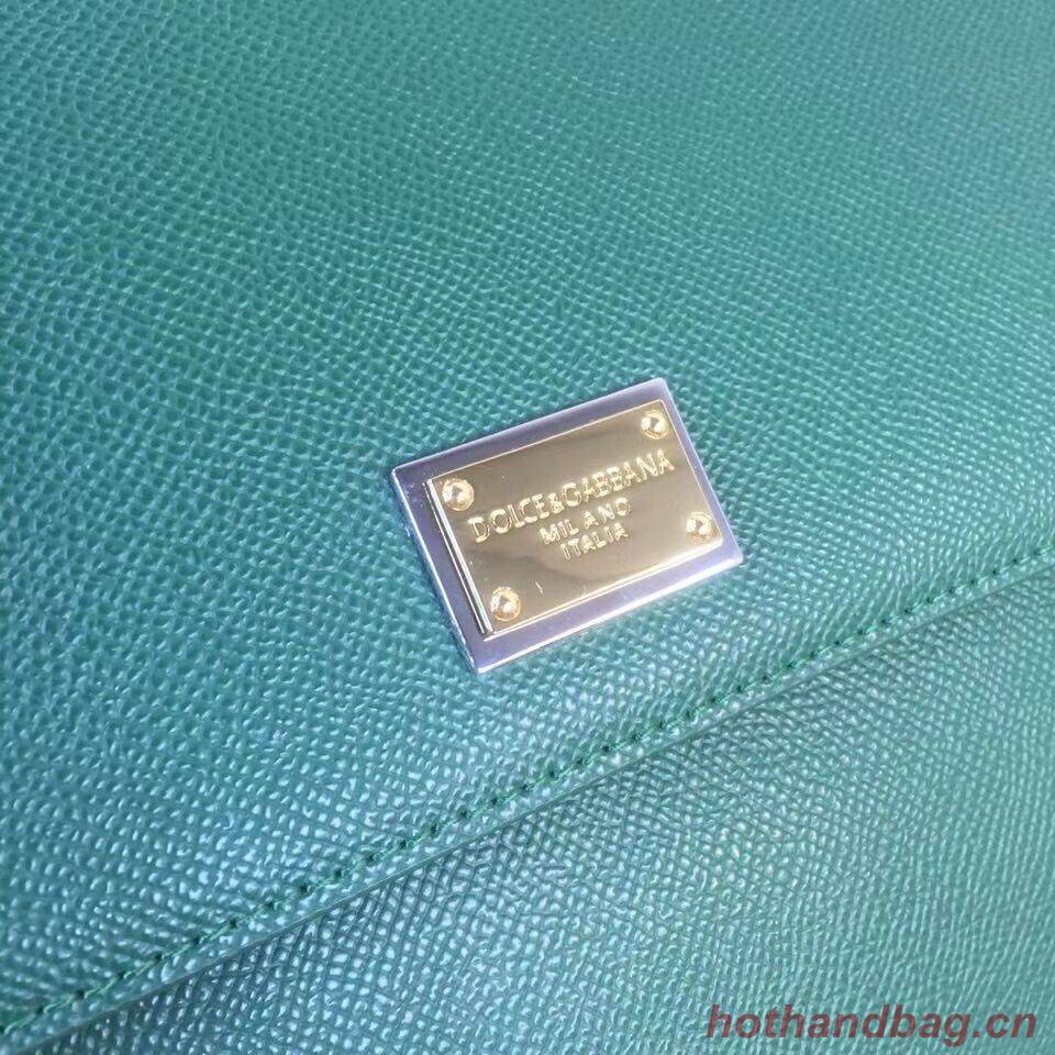 Dolce & Gabbana Origianl Leather 4138 Large blackish green Dolce & Gabbana Origianl Leather 4138 Large blackish green
