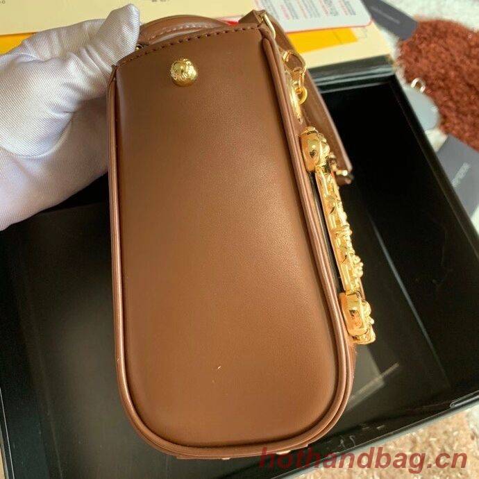 Dolce & Gabbana Origianl Leather Shoulder Bag 5158 brown Dolce & Gabbana Origianl Leather Shoulder Bag 5158 brown