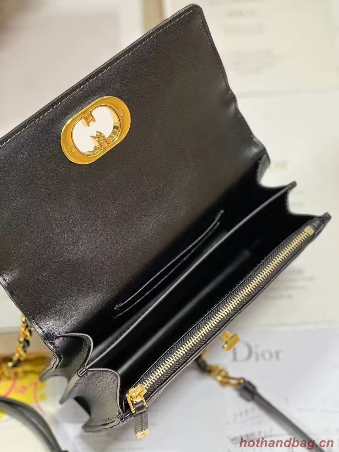 Dior MISS CARO MINI BAG Macrocannage Lambskin S5169UD BLACK Dior MISS CARO MINI BAG Macrocannage Lambskin S5169UD BLACK