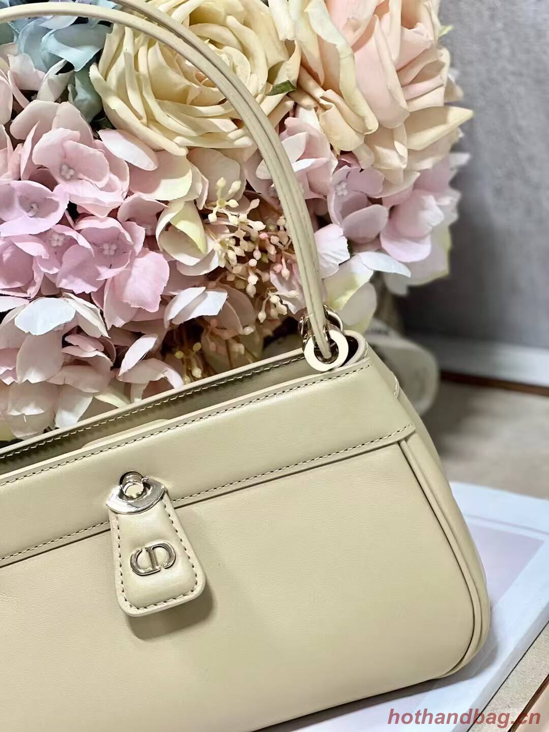 SMALL DIOR KEY BAG Box Calfskin M1844O Sand-Colored SMALL DIOR KEY BAG Box Calfskin M1844O Sand-Colored