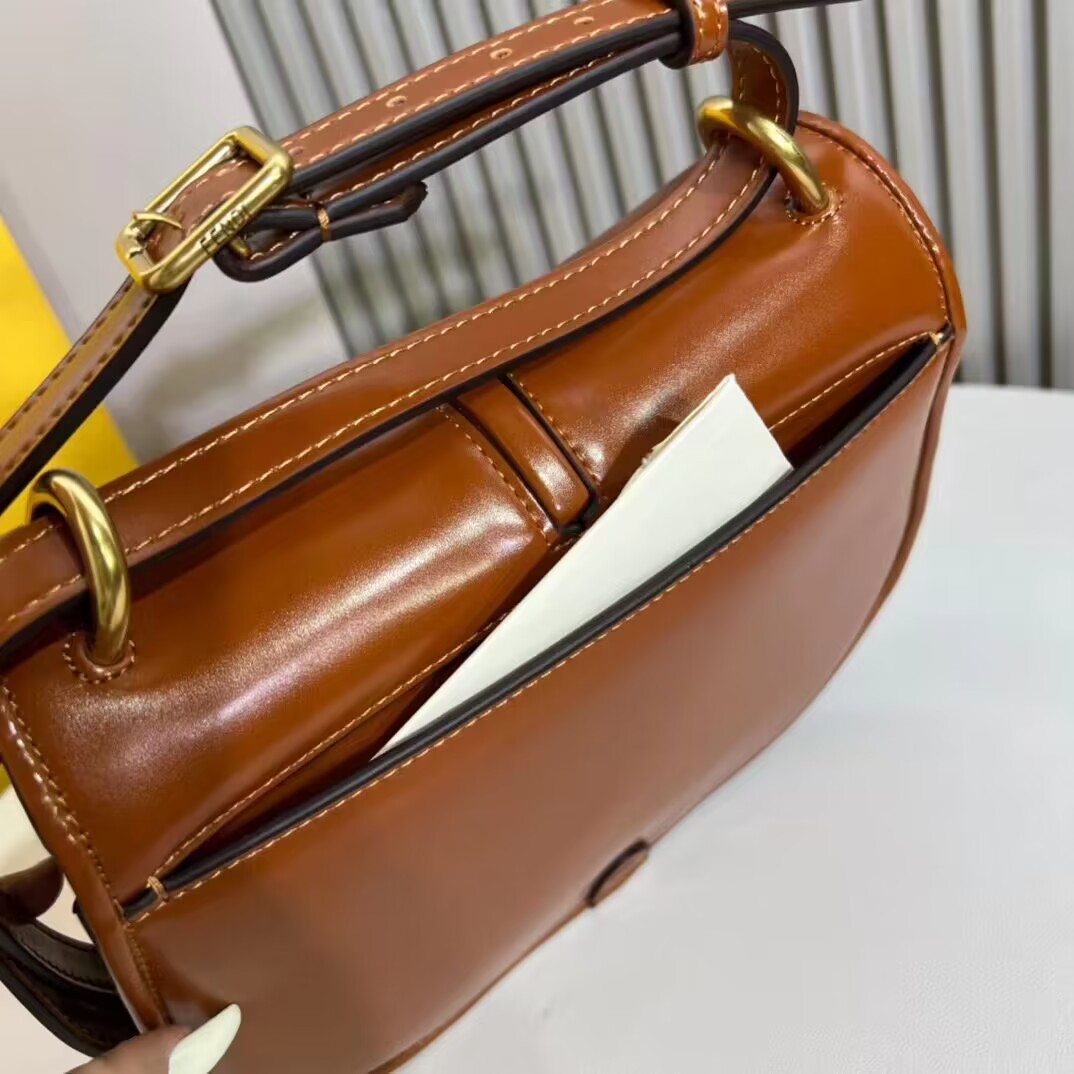 Fendi C mon Medium 8BT366 Brown Fendi C mon Medium 8BT366 Brown