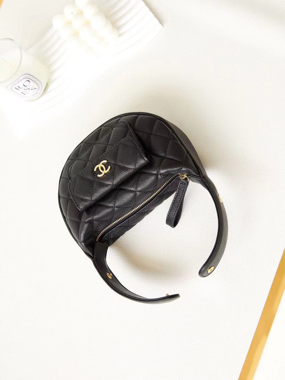 Chanel Caviar Quilted Polly Pocket AP3467 Black Chanel Caviar Quilted Polly Pocket AP3467 Black