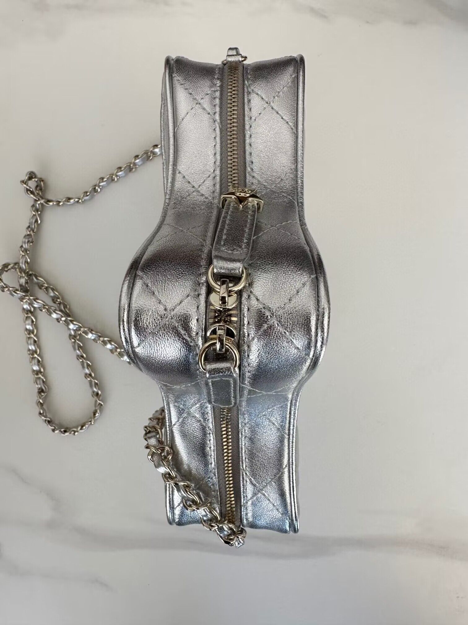 Chanel 24C Original Leather Star Bag AS4579 Silver Chanel 24C Original Leather Star Bag AS4579 Silver