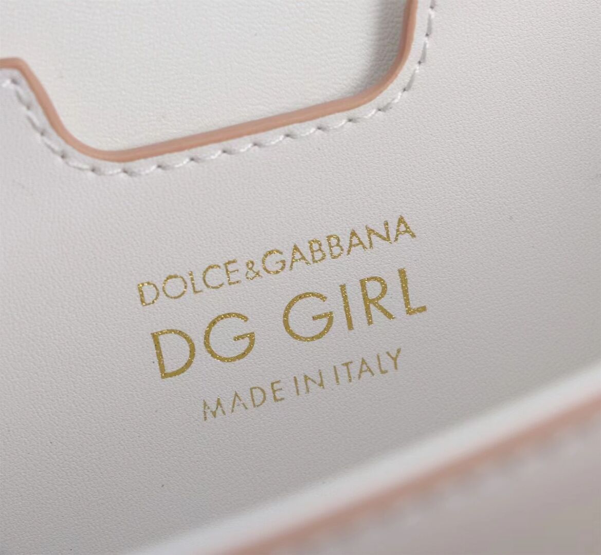 Dolce & Gabbana leather Shoulder Bag G6504 white Dolce & Gabbana leather Shoulder Bag G6504 white
