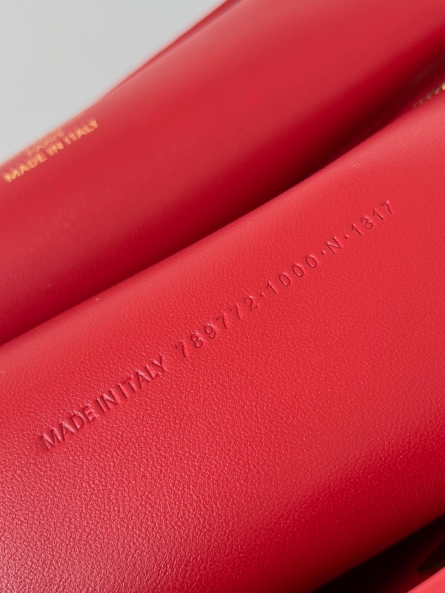 Balenciaga Rodeo Handbag smooth calfskin 795457 red
