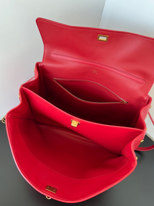 Balenciaga Rodeo Handbag Large smooth calfskin 795458 red