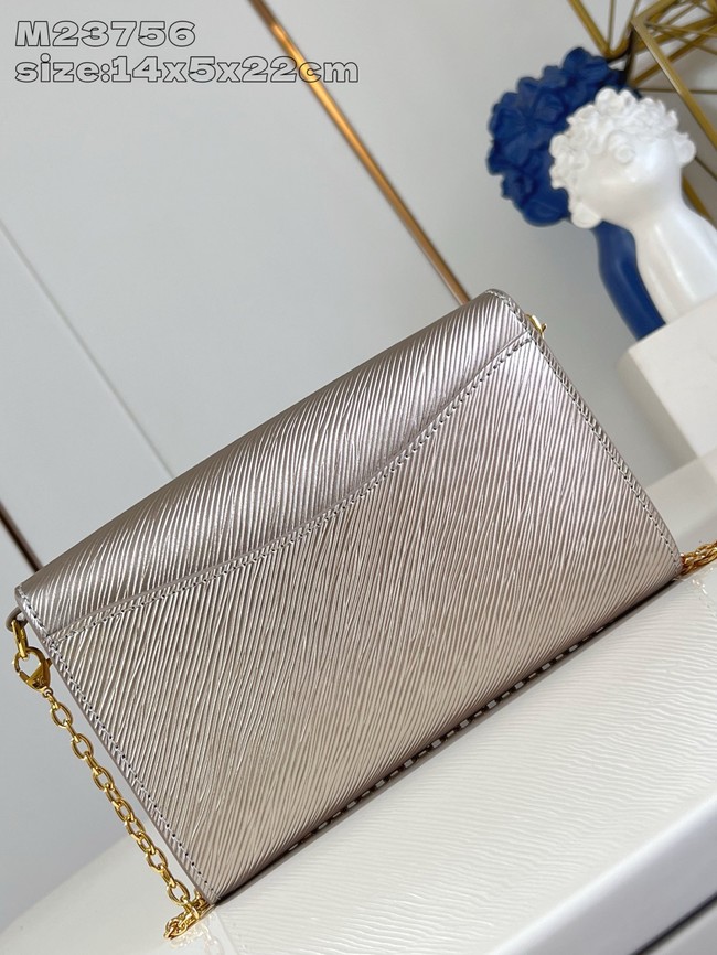 Louis Vuitton Pochette Louise M23756 light gray