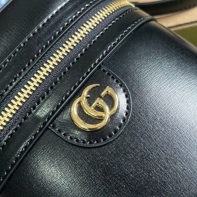 GUCCI MINI VANITY BAG WITH BAMBOO HANDLE 760200 black