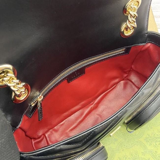 GUCCI GG MARMONT SMALL SHOULDER BAG 795228 black