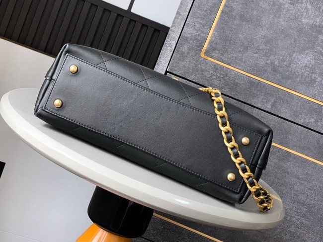Chanel SMALL FLAP BAG WITH TOP HANDLE AS5467 BLACK