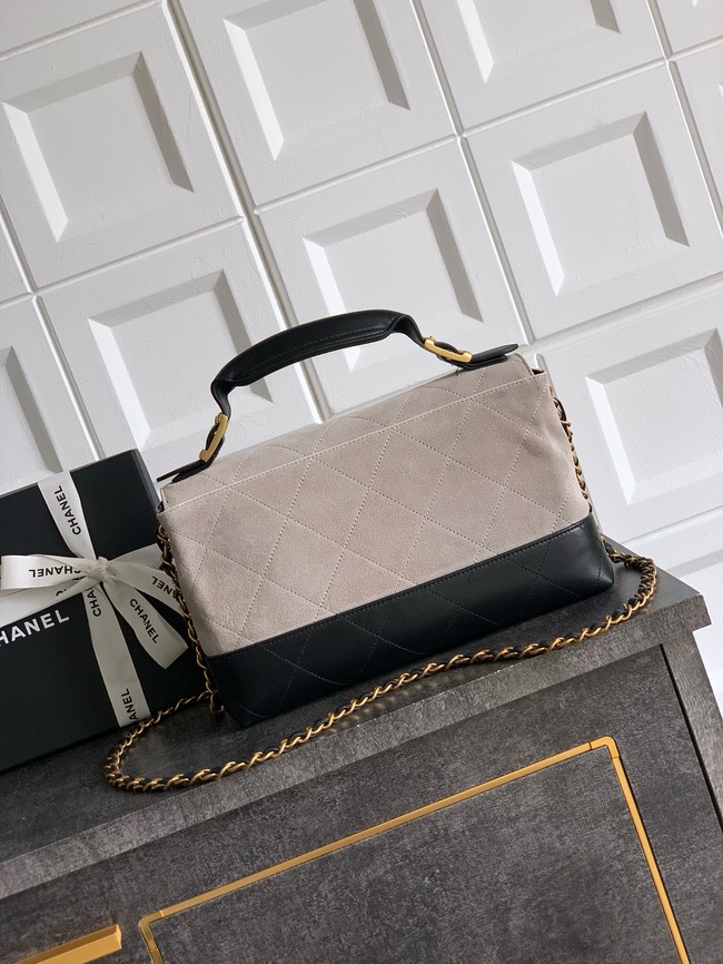 CHANEL Shopping Bag 5598 Black&gray