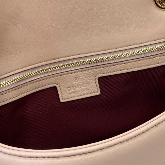 Gucci GG Marmont medium shoulder bag 837267 Pale pink