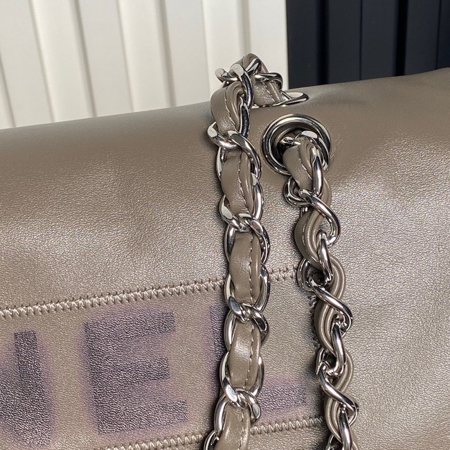 CHANEL Lambskin Shoulder Bags 9902 dark gray