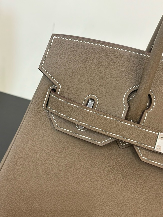 Hermes Birkin evercolor 66541 gray