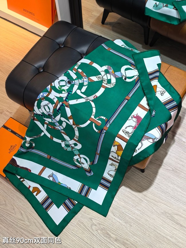 Hermes Shawl Cashmere and Silk Jacquard KY097