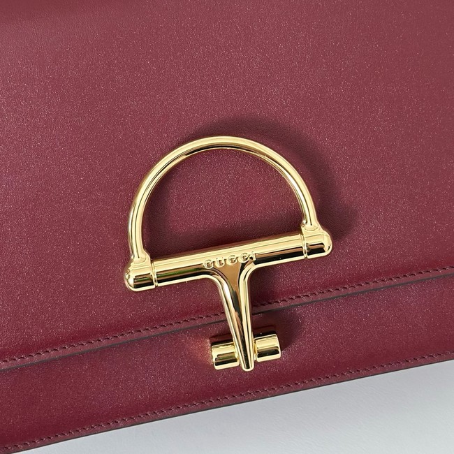 Gucci Siena small shoulder bag 846705 Rosso Ancora red