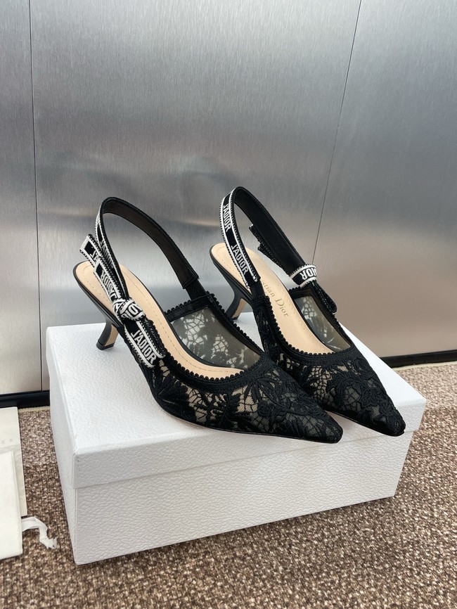 JAdior Slingback Pump Cotton Embroidered KCV367DLN-5