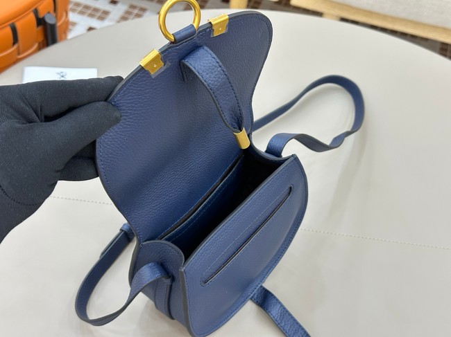 Chloe MARCIE small saddle bag 31053 dakr blue