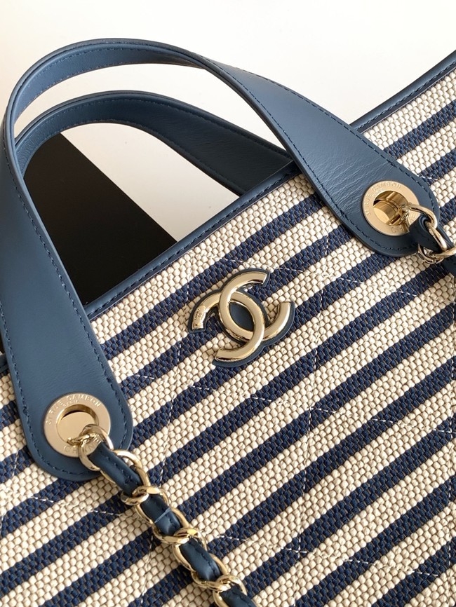 CHANEL Large Tote AS60074 blue