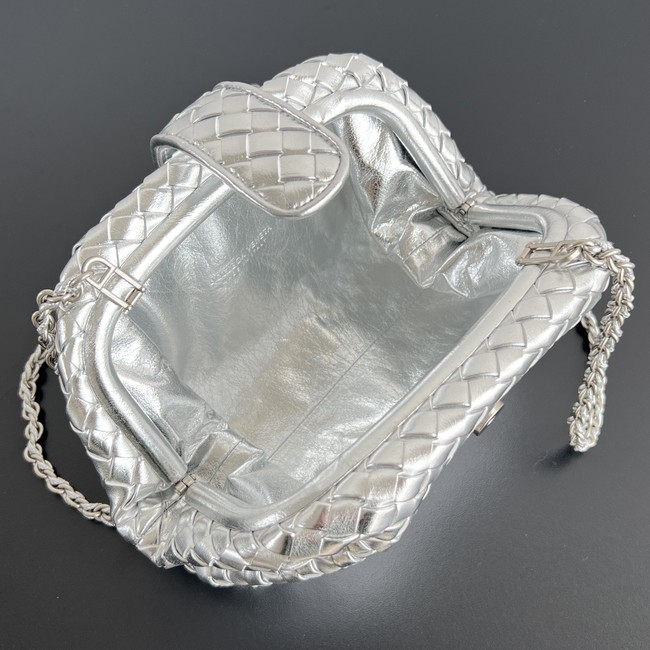 Bottega Veneta Small Lauren 1980 804038 Silver