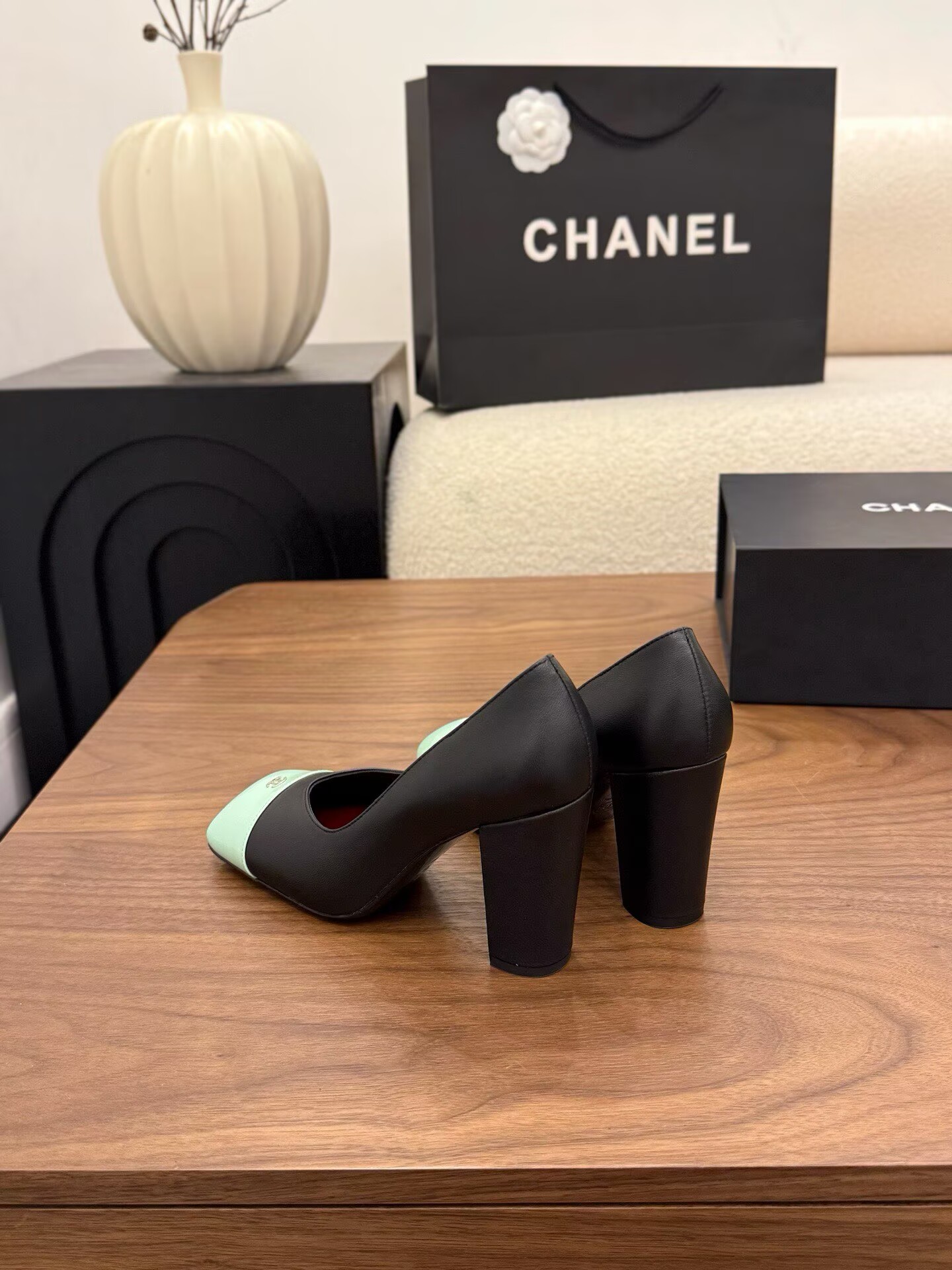 Chanel Pumps Lambskin heel G47188