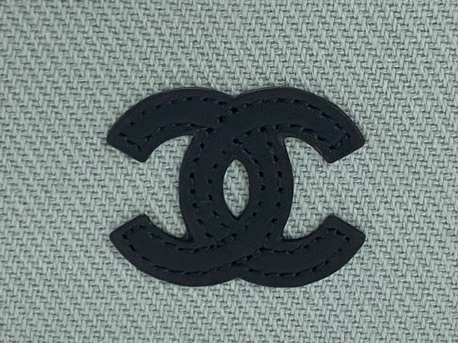 Chanel Zipped Pouch AS5226 Blue & Black