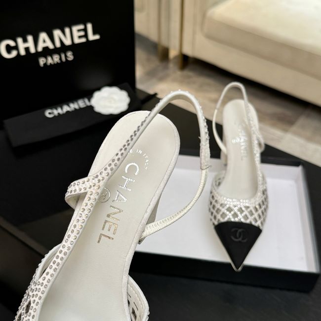 Chanel Slingbacks Lambskin 64112-1