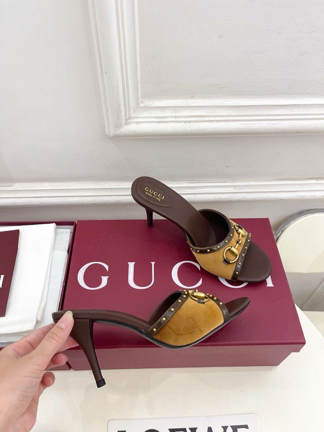 Gucci Womens slide sandal with Horsebit 853671-3