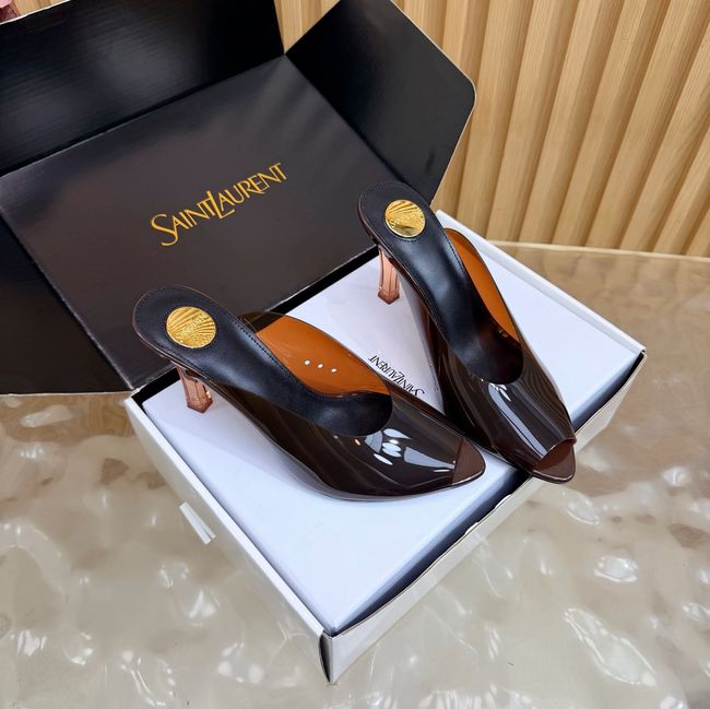 Saint Laurent SABRINA mules in TPU 64127-3