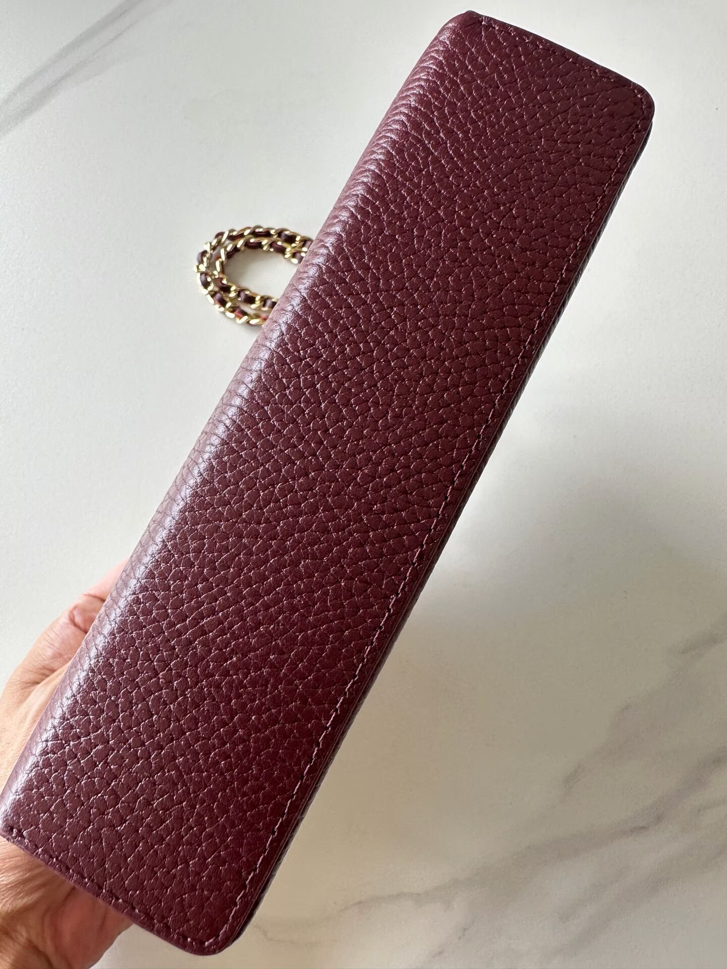 Chanel Vanity With Chain AP5346 Burgundy