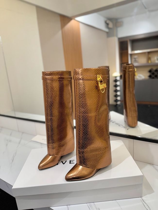 Givenchy High Boots Calfskin Heel 8.5CM 64150-6