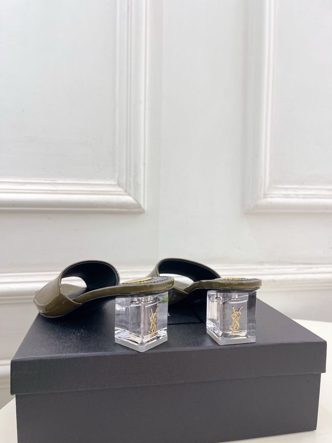 Saint Laurent SABRINA mules in TPU 5CM 64172-6